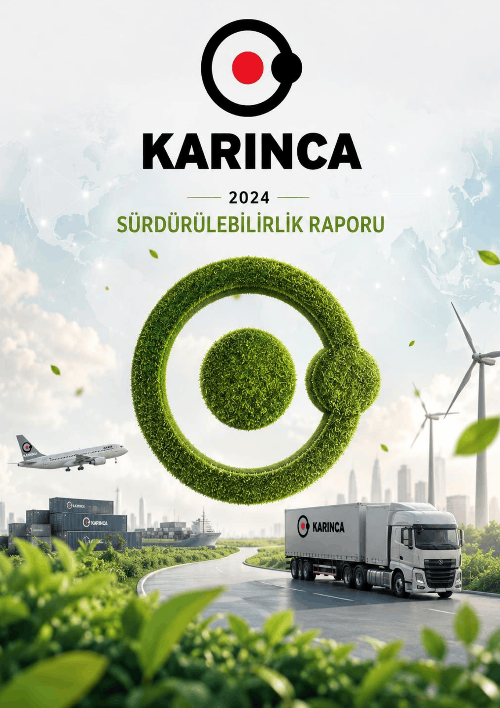 KARINCA Lojistik 2024 Sürdürülebilirlik Raporu kapağı